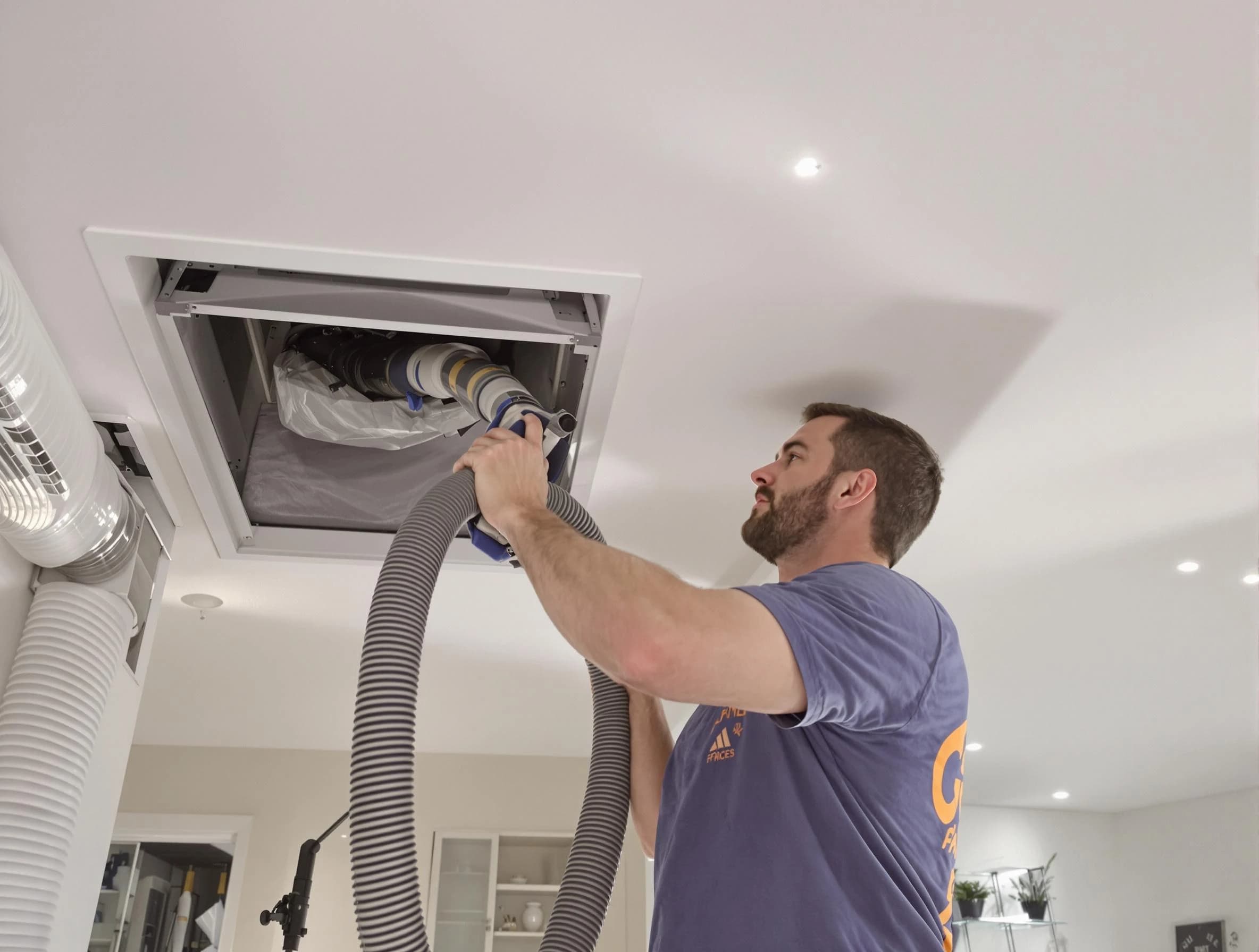 Precision indoor duct cleaning by Laurel Air Duct Cleaning in Laurel