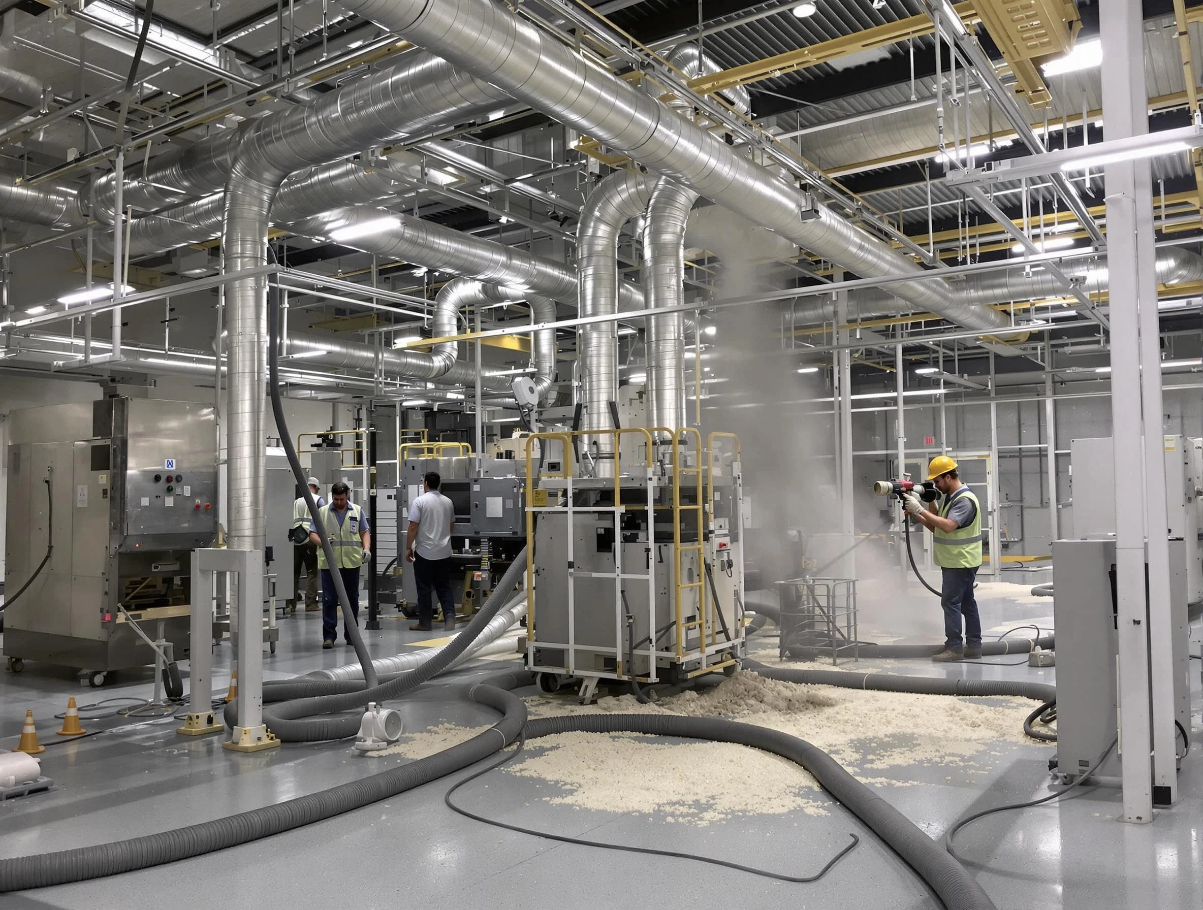 Heavy-duty industrial duct cleaning by Laurel Air Duct Cleaning in Laurel