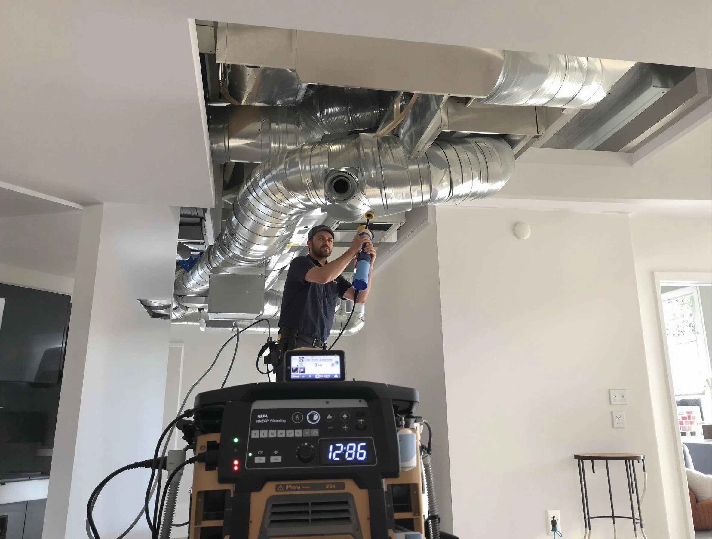 Advanced pure air duct cleaning by Laurel Air Duct Cleaning in Laurel