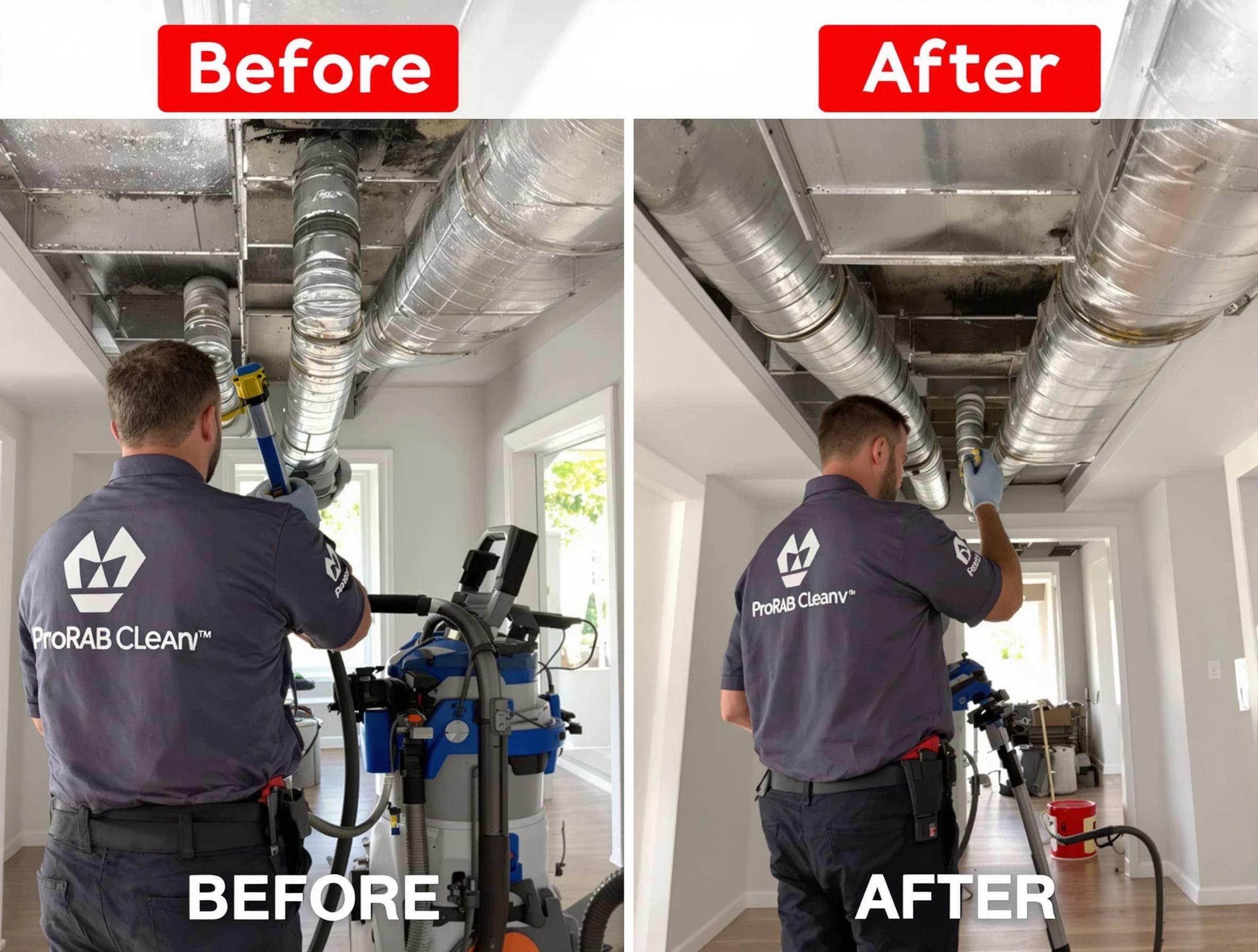 Laurel Air Duct Cleaning expert performing thorough residential duct cleaning in a Laurel home
