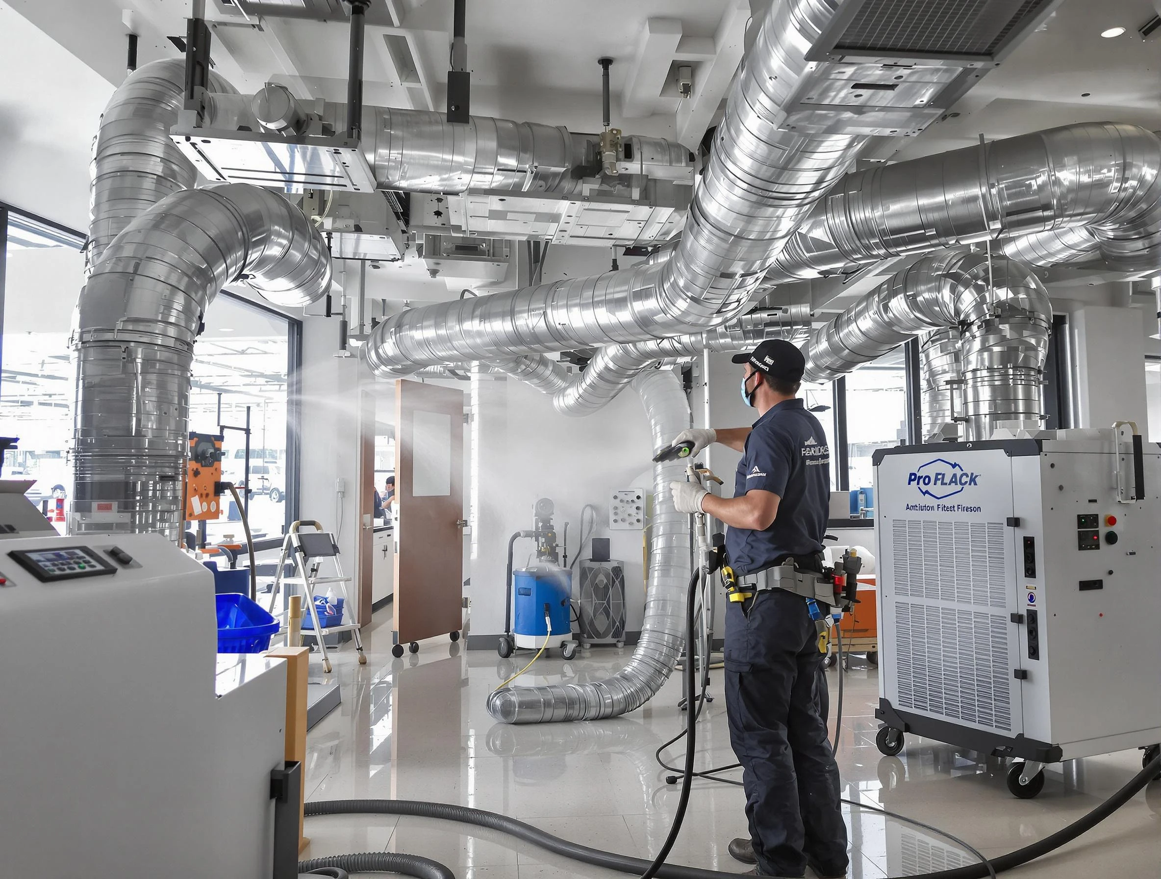 Negative Pressure Air Duct Cleaning in Laurel