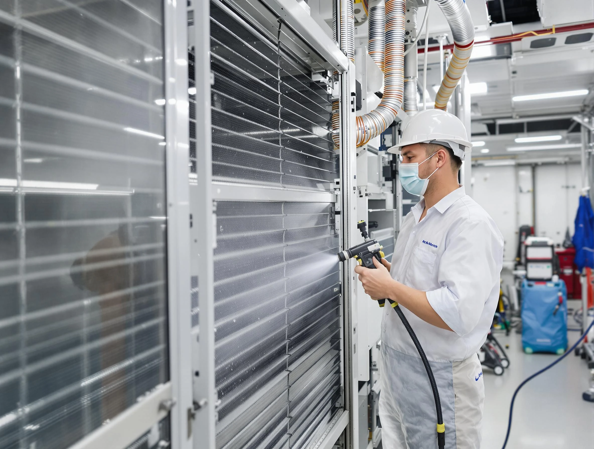 Professional AC coil cleaning by Laurel Air Duct Cleaning in Laurel