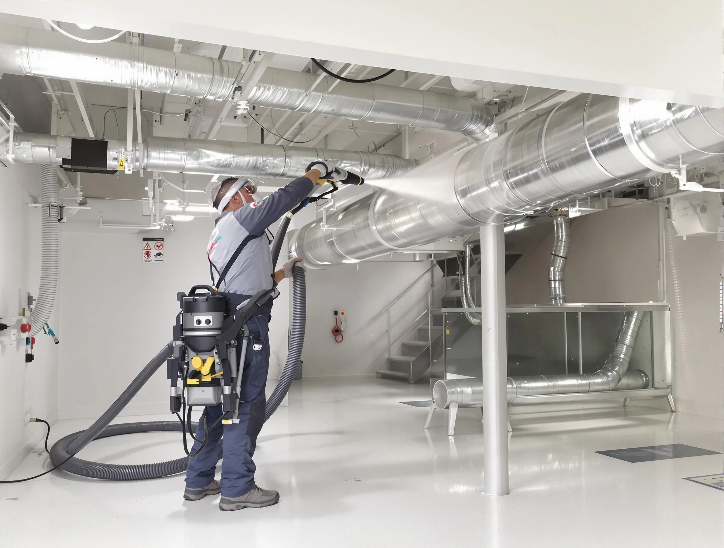 Professional central duct cleaning by Laurel Air Duct Cleaning in Laurel